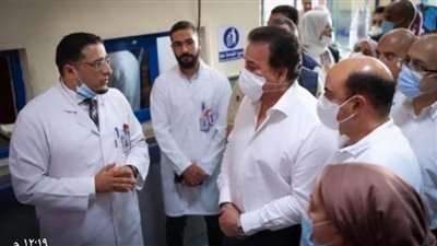 وزير الصحة يتفقد مركز أورام أسوان لمتابعة أعمال تطويره لإدراجه بالتأمين الصحي الشامل