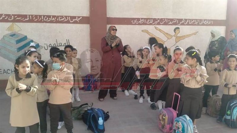 الطلاب في أول يوم