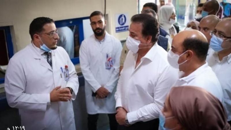 وزير الصحة في مركز