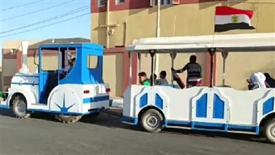 طفطف مجاني لنقل طلاب المدارس إلى مركز بلاط بالوادي الجديد 