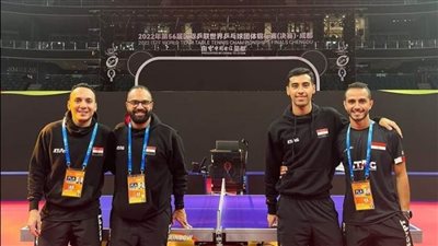 منتخب تنس الطاولة يخسر أمام كوريا في بطولة العالم بالصين