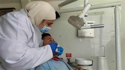 علاج  1150 في قافلة علاجية ضمن حياة كريمة ببنى سويف