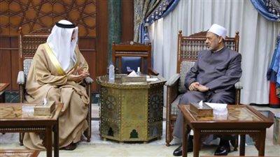 شيخ الأزهر يستقبل سفير البحرين في القاهرة