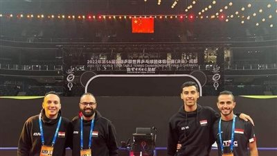 وزير الرياضة يشيد بإنجاز  منتخب فرق الرجال لتنس الطاولة