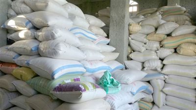 ضبط 2 طن أرز مجهول المصدر خلال حملة تفتيشية بالشرقية 