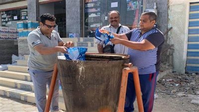 إعدام كمية من الأغذية غير الصالحة للاستخدام الآدمى بوسط سيناء