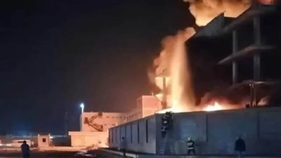 السيطرة على حريق هائل بمصنع بلاستيك بالقناطر الخيرية 