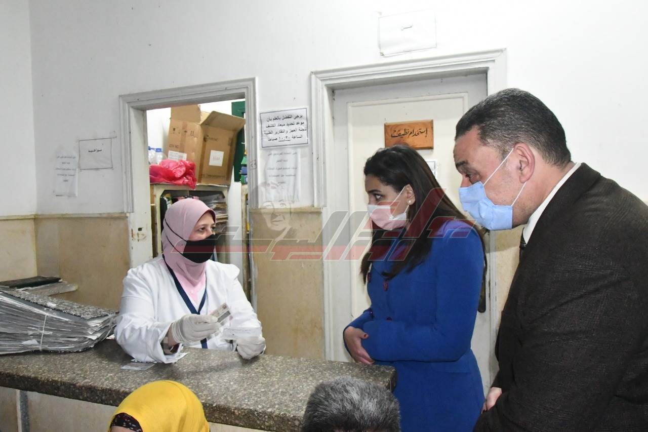 نائب محافظ البحيرة تتفقد المستشفيات