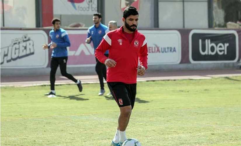 صالح جمعة ينتظم في مران الأهلي