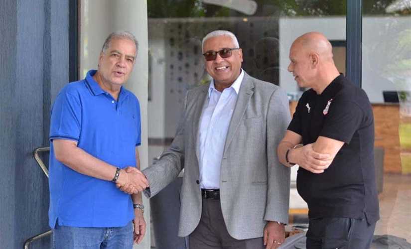 سفير مصر في زامبيا يزور بعثة الزمالك