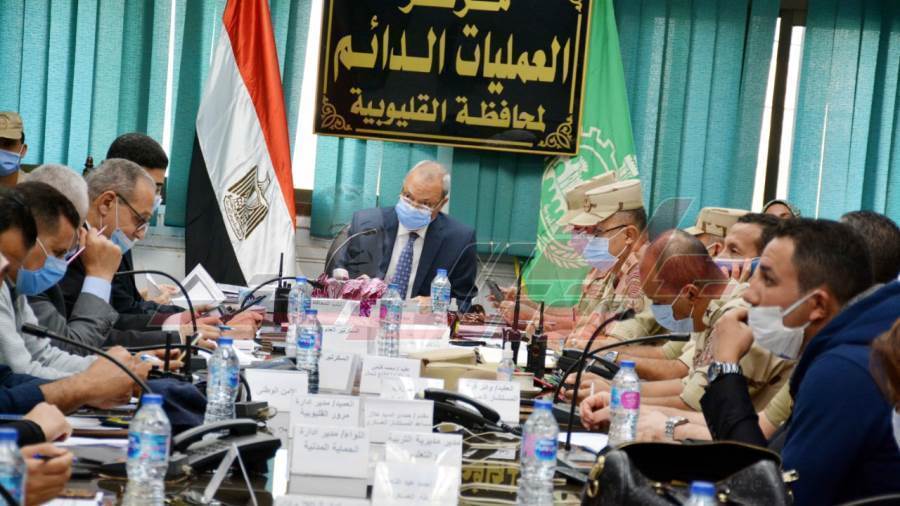 محافظ القليوبية في غرفة عمليات انتخابات مجلس النواب
