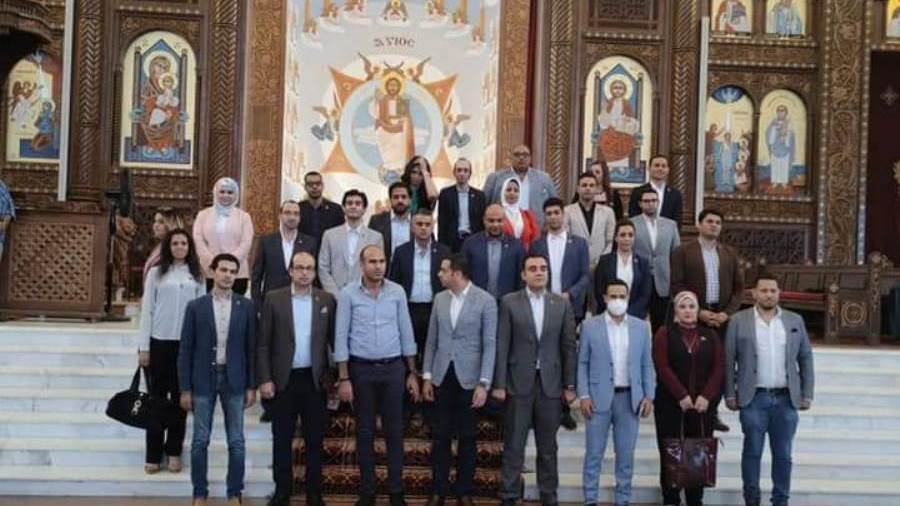 تنسيقية الشباب يزور كاتدرائية ميلاد السيد المسيح بالعاصمة الإدارية