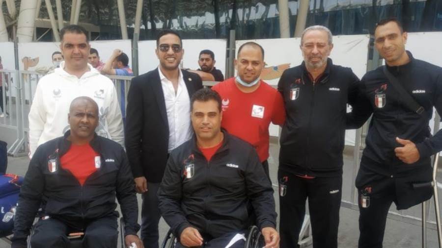 عودة الفوج الثاني من البعثة البارالمبية المصرية