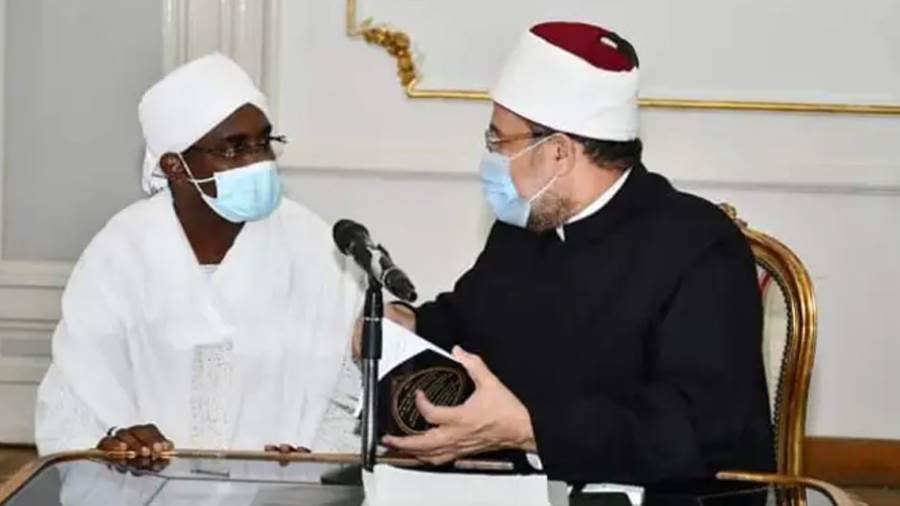 جانب من لقاء وزير الأوقاف المصري والسوداني