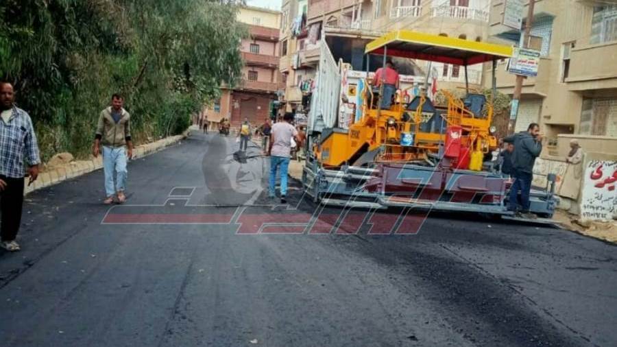 مشروعات الرصف بالمنوفية
