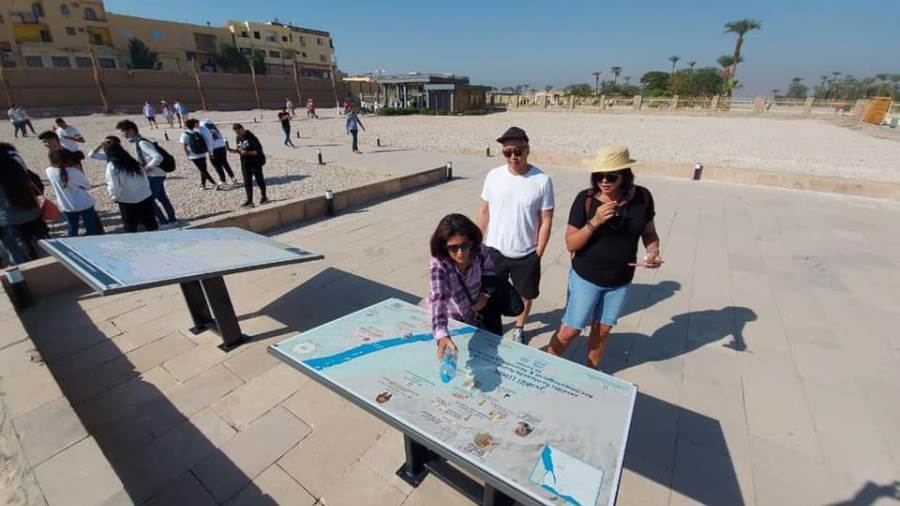 طريق الكباش يستقبل الزوار