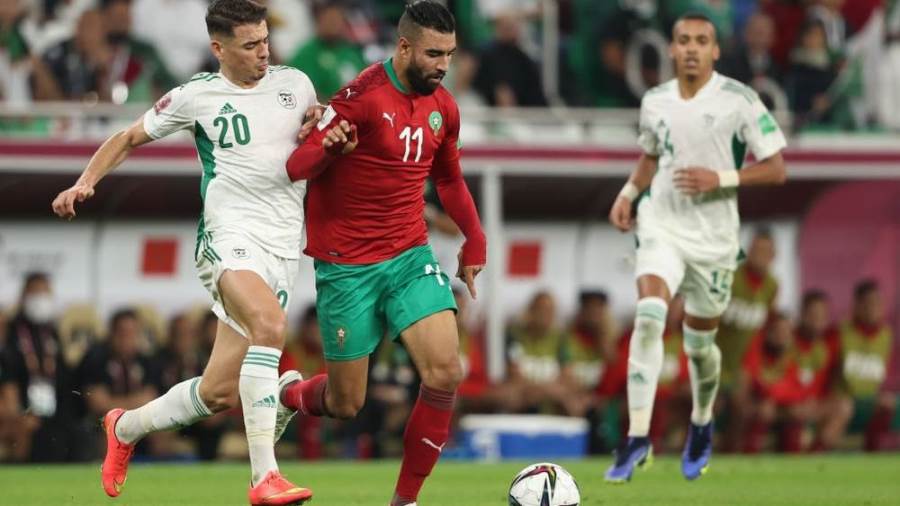 مباراة الجزائر والمغرب