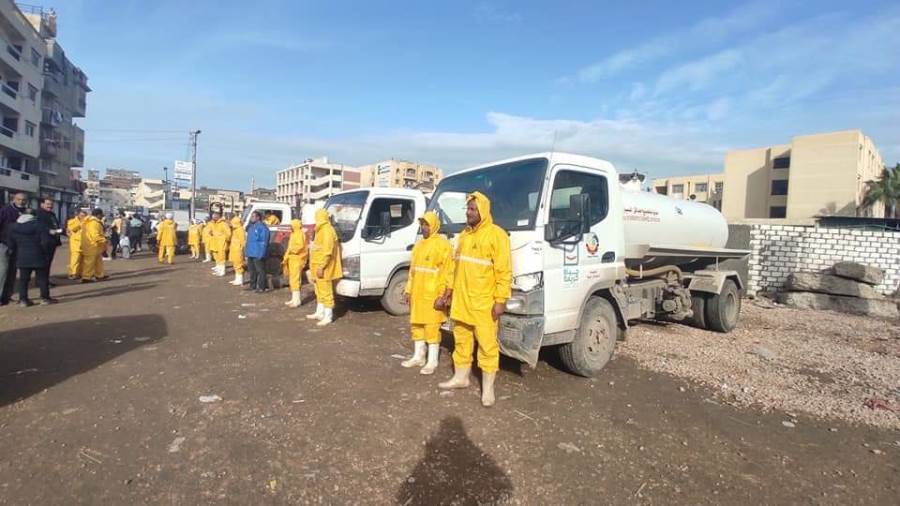 رفع درجة الاستعداد والتأهب لموجهة موجة الطقس السيىء