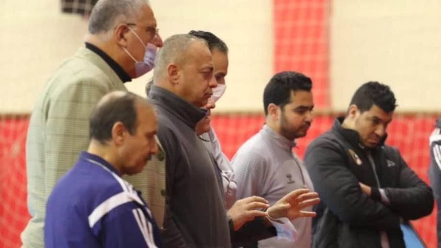 مجلس إدارة اليد يجتمع بمنتخب الناشئين