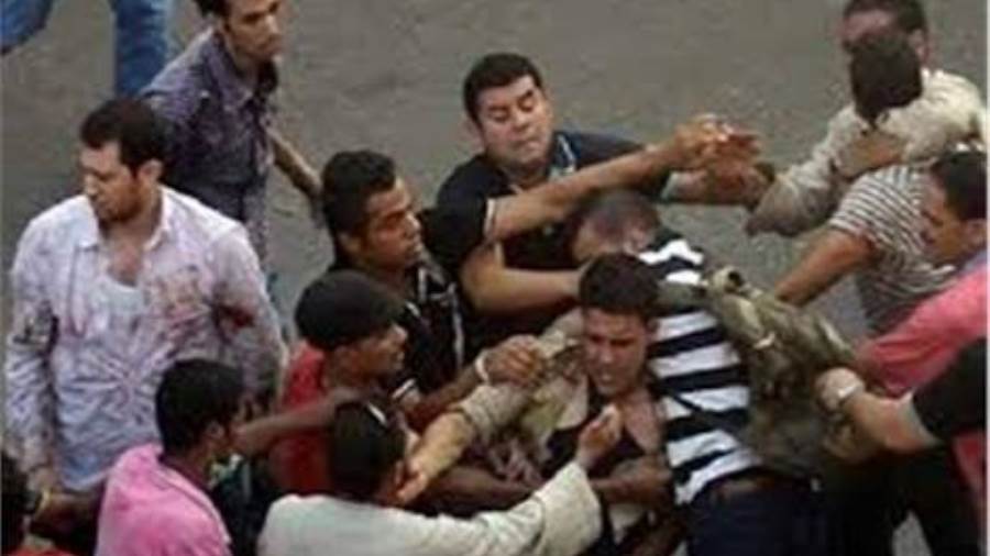 مشاجرة بين عائلتين بسمالوط