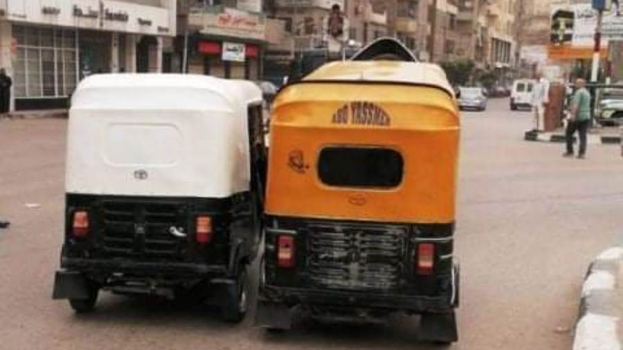 ضبط مركبات التوك توك المخالفة