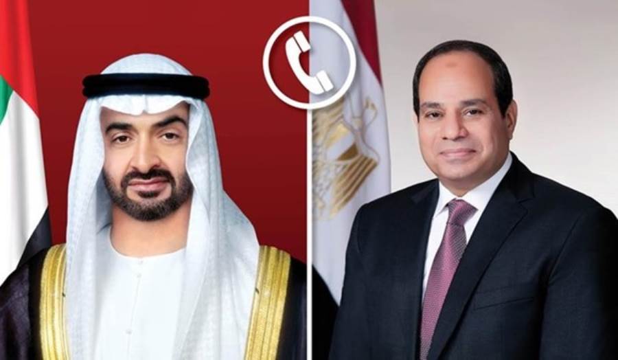 الرئيس السيسي والشيخ محمد بن زايد آل نهيان
