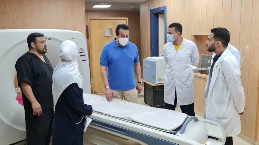عبدالغفار في مستشفى الضبعة