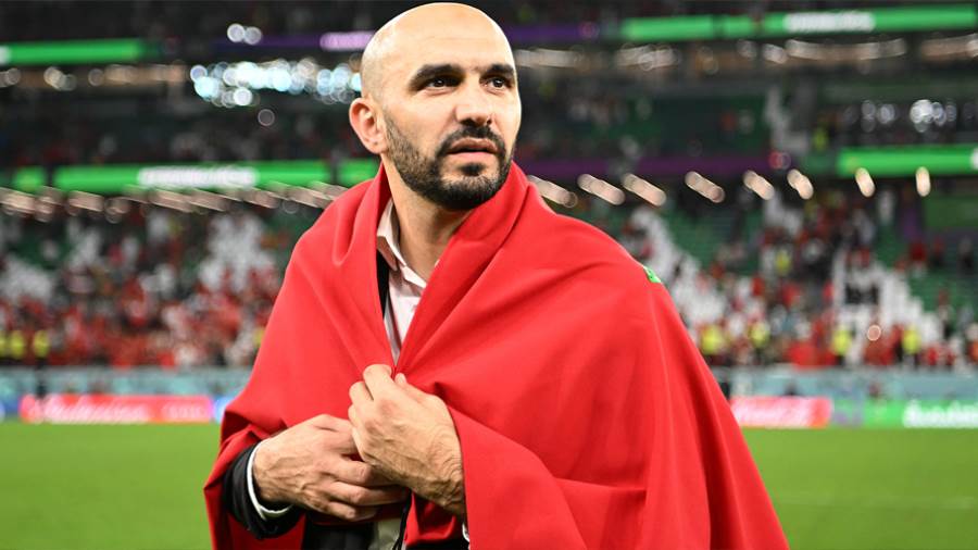 المدير الفني لمنتخب المغرب وليد الركراكي