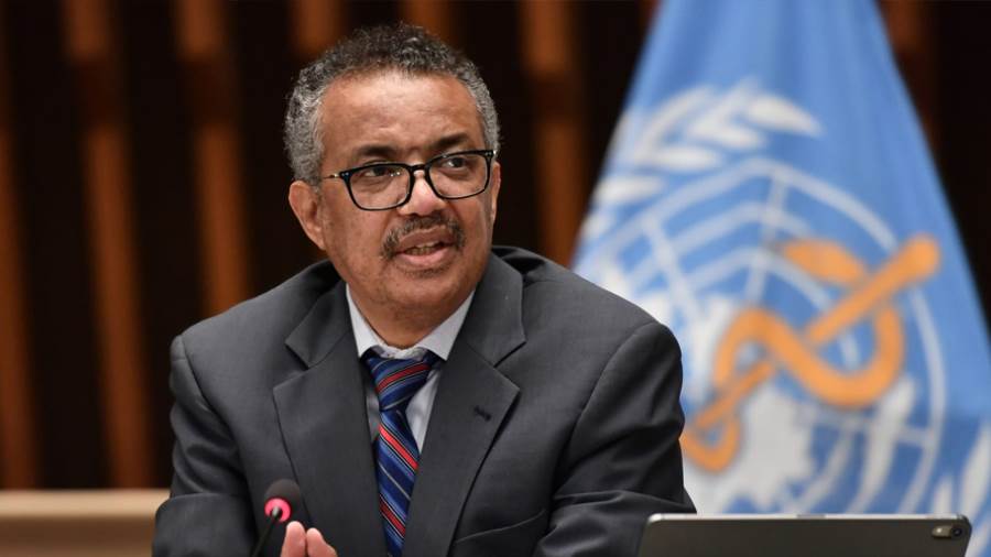 المدير العام لمنظمة الصحة العالمية تيدروس أدهانوم جيبريسوس