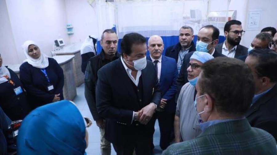 وزير الصحة في مستشفيات أشمون بالمنوفية