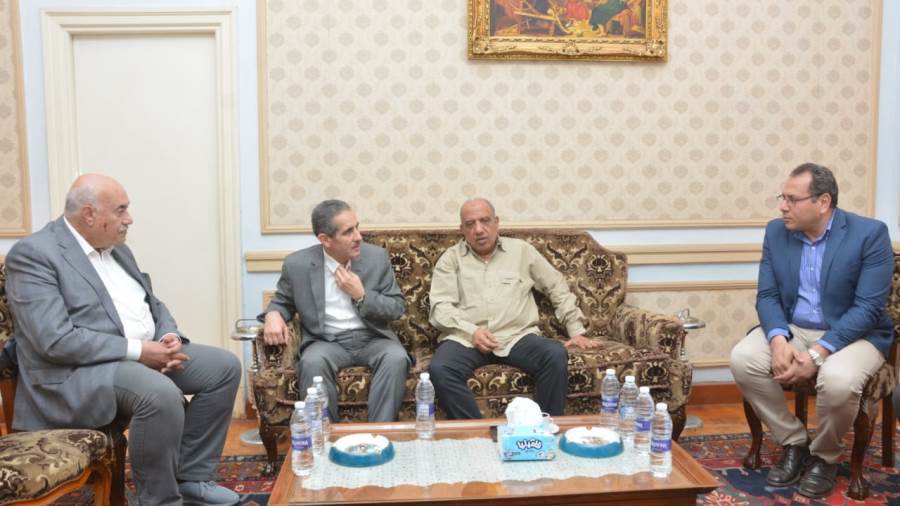 وزرير قطاع الأعمال ومحافظ المحلة