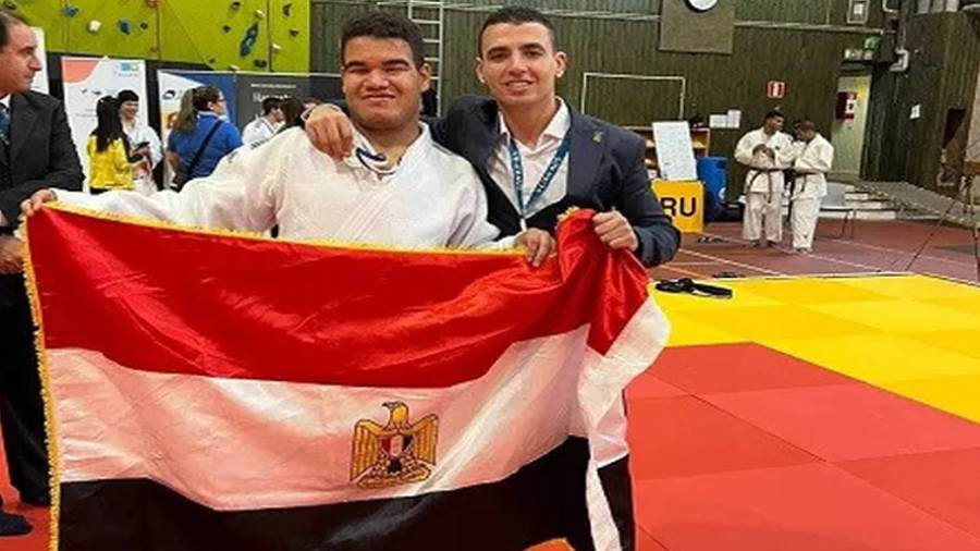 طالب بني سويف من ذوي الهمم الثاني عالميا في رياضة الجودو