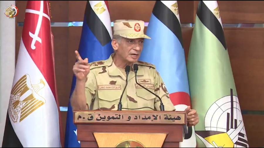 الفريق أول محمد زكي القائد العام للقوات المسلحة