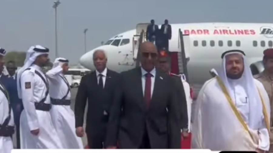 البرهان يصل العاصمة القطرية الدوحة