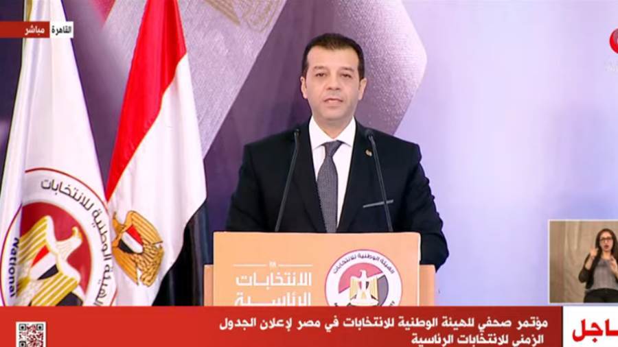 المستشار وليد حمزة رئيس الهيئة الوطنية للانتخابات