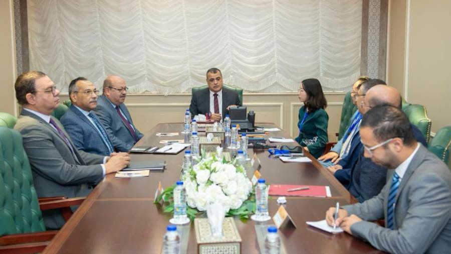 وزير الإنتاج الحربى خلال اللقاء