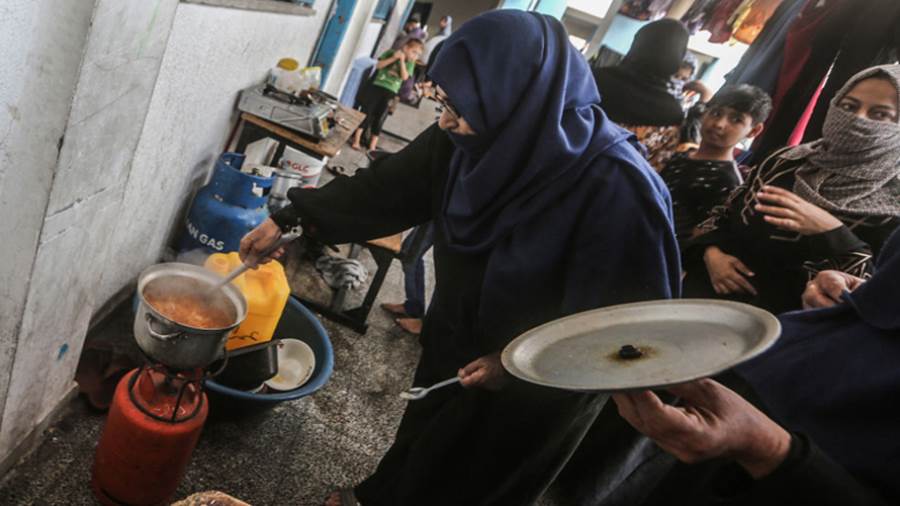 كارثة وخطر المجاعة والجوع في غزة