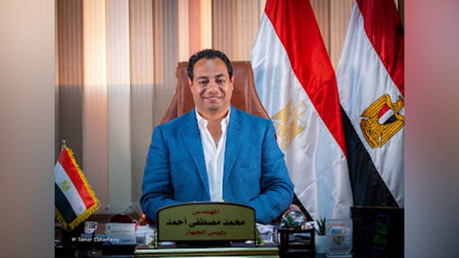 المهندس مصطفى سيد احمد معاون رئيس جهاز تنمية مدينة حدائق أكتوبر