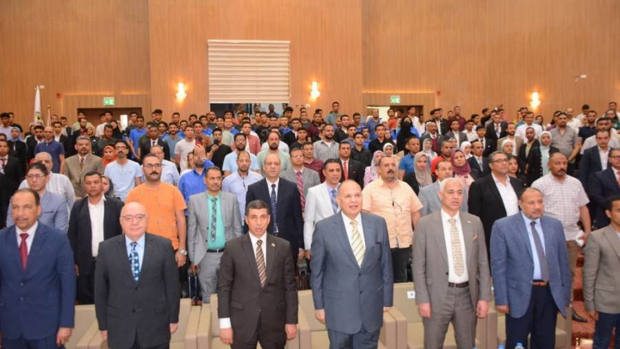 جانب من مشاركة جامعة أسيوط