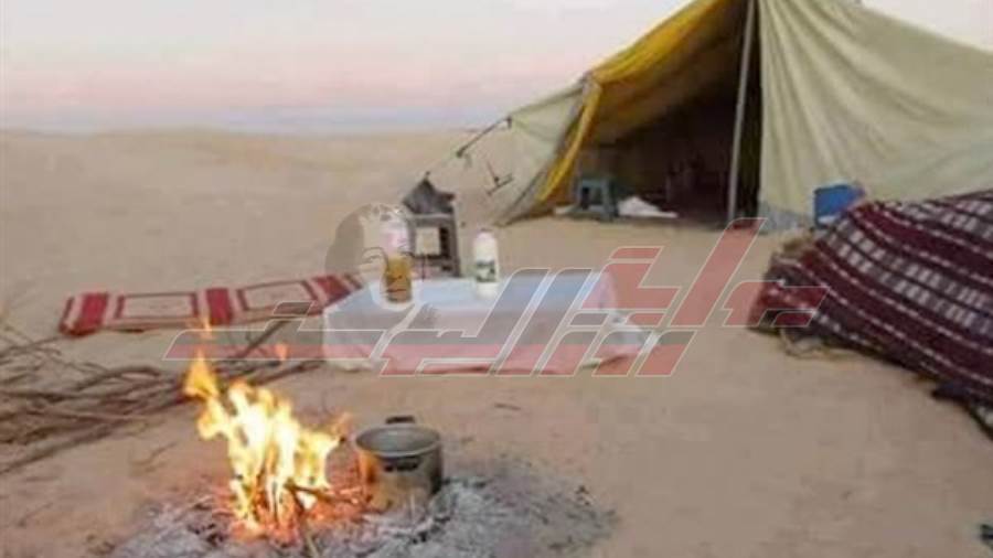 خيمة بدوية فى صحراء مطروح