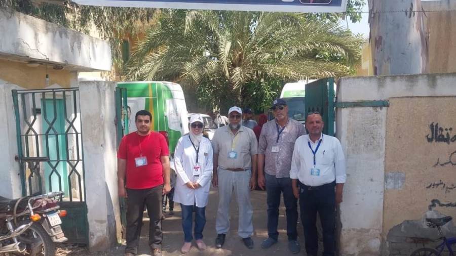 قافلة طبية مجانية بقرية المروحة المحرومة من الرعاية الصحية