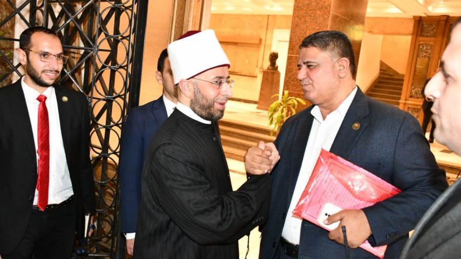 وزير الاوقاف في مجلس النواب