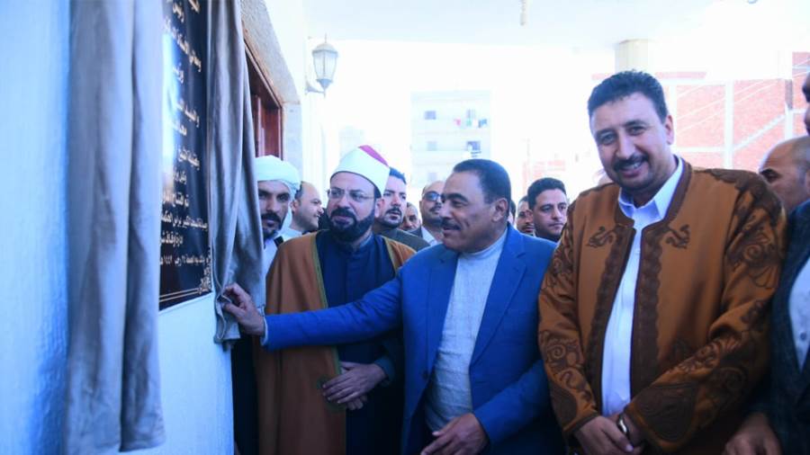 فتتح أعمال تطوير وتوسعة المسجد الكبير برأس الحكمة