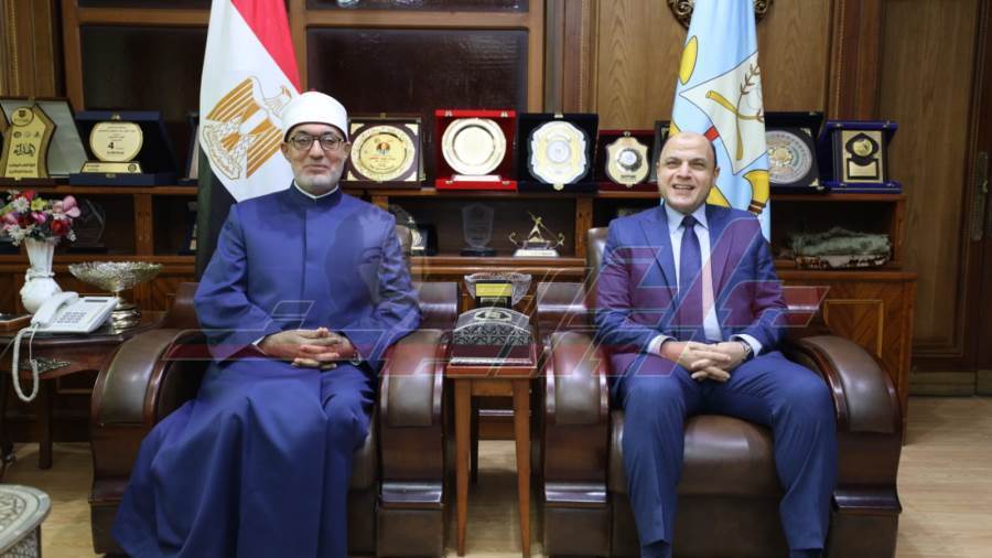 محافظ كفر الشيخ ومفتي الجمهورية