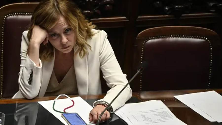 رئيسة الوزراء الإيطالية جورجيا ميلوني