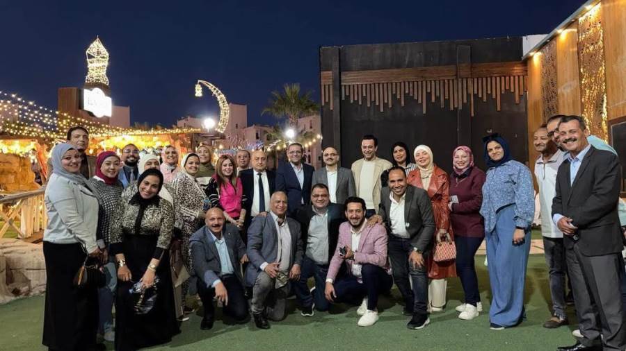 النقيب خالد البلشي والزملاء بالإسماعيلية