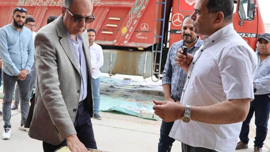 محافظ المنيا خلال الجوله