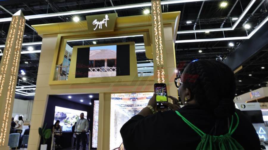 جناح مصر الفرعوني يخطف الأنظار في ATMدبي 2025