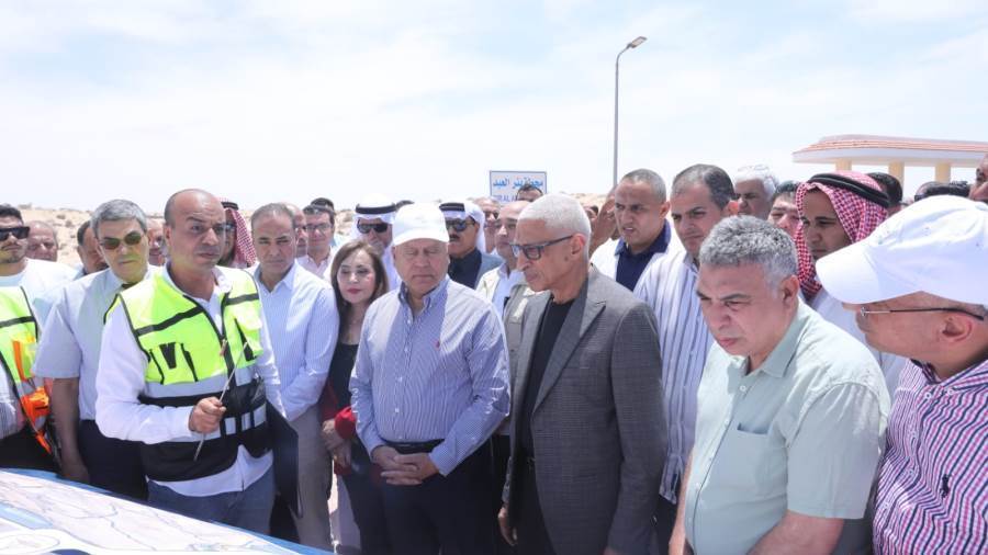 الوزير يتابع أعمال تنفيذ مشروع خط بئر العبد - العريش جنوبا رأس النقب