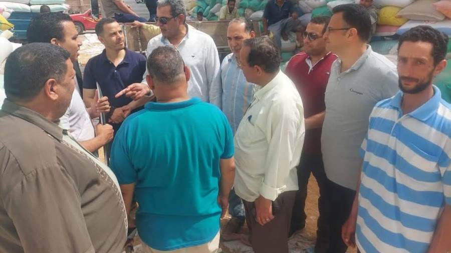 حملات لمتابعة أعمال توريد القمح